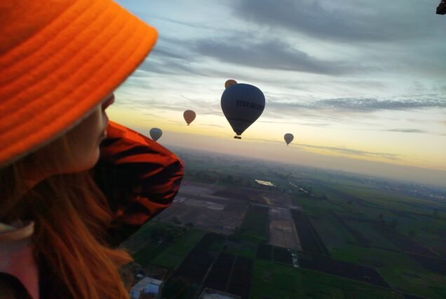 Soar High with a Sunrise Hot Air Balloon Trip in Luxor