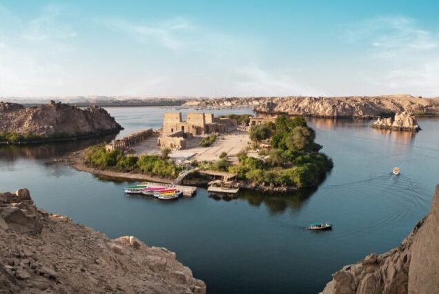 Aswan city full day tour at Philae Temple with Nile River view